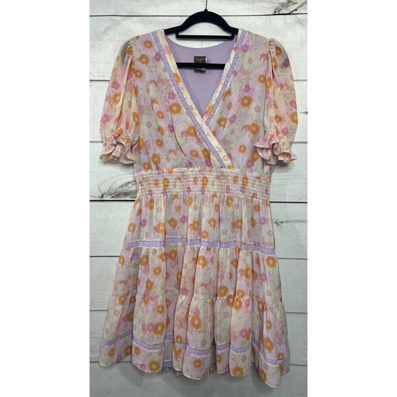 Taylor Dresses & Skirts - Size 14 Taylor Dress Floral Orange Purple